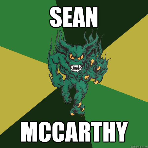 Sean McCarthy  Green Terror
