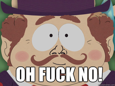 oh fuck no! - oh fuck no!  Imaginationland Mayor