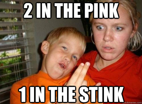 2 in the pink 1 in the stink - 2 in the pink 1 in the stink  ShockerCoogs