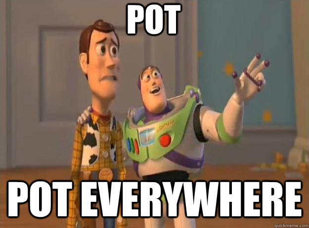 pot pot everywhere  Prox Everywhere