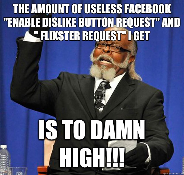 The amount of useless Facebook 
