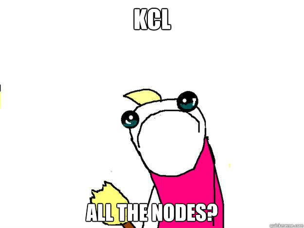 KCL All the nodes? - KCL All the nodes?  All the things sad