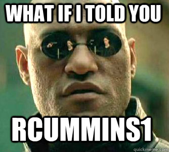 what if i told you rcummins1  Matrix Morpheus