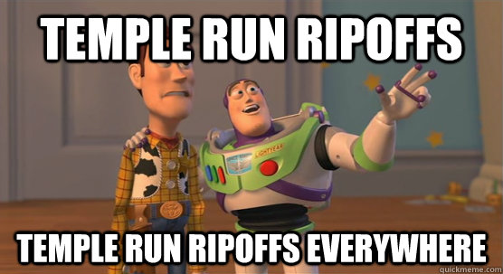 temple run ripoffs temple run ripoffs everywhere  Toy Story Everywhere