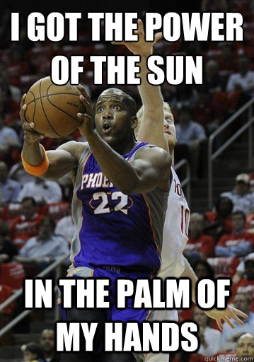I GOT THE POWER OF THE SUN IN THE PALM OF MY HANDS - I GOT THE POWER OF THE SUN IN THE PALM OF MY HANDS  Michael Redd