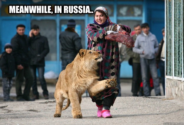 Meanwhile, in russia..  