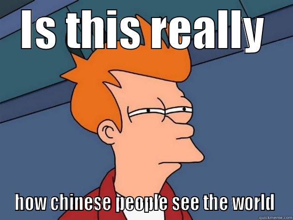 IS THIS REALLY HOW CHINESE PEOPLE SEE THE WORLD Futurama Fry