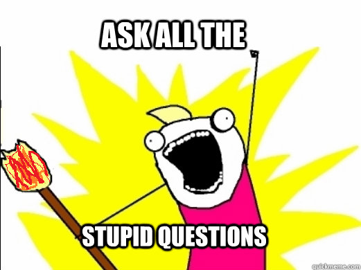 Ask all the stupid questions - Ask all the stupid questions  Misc