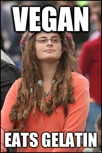 Vegan Eats gelatin  College Liberal