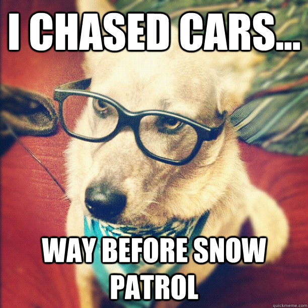 I chased cars... way before snow patrol - I chased cars... way before snow patrol  Misc