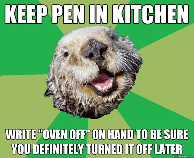 Keep Pen In kitchen write 