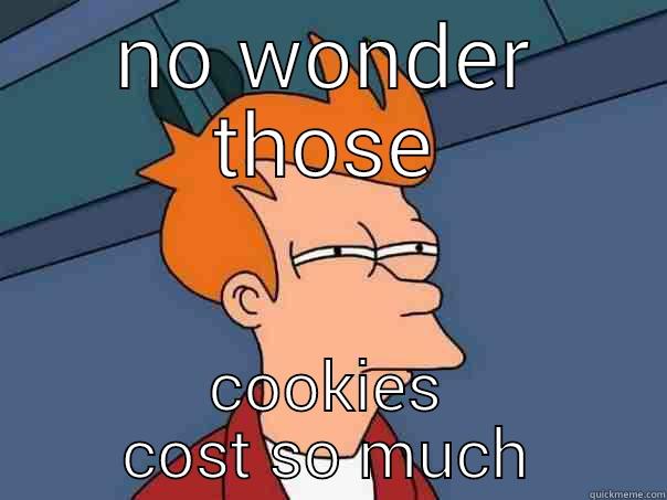 NO WONDER THOSE COOKIES COST SO MUCH Futurama Fry