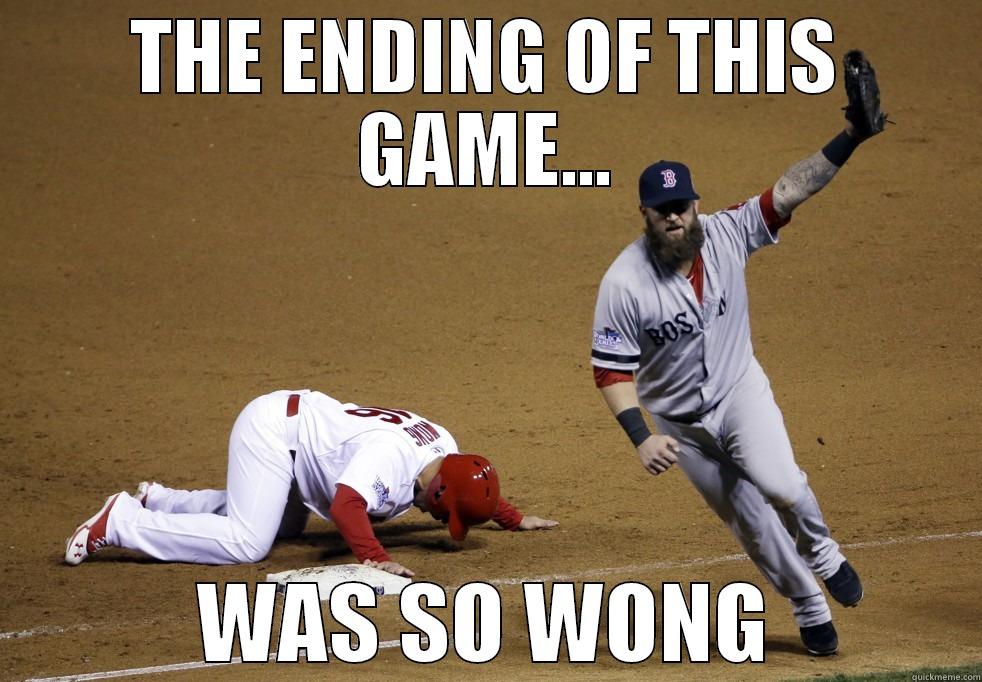 THE ENDING OF THIS GAME... WAS SO WONG Misc