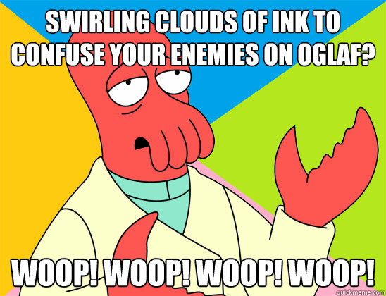 swirling clouds of ink to confuse your enemies on oglaf? woop! woop! woop! woop! - swirling clouds of ink to confuse your enemies on oglaf? woop! woop! woop! woop!  Misc
