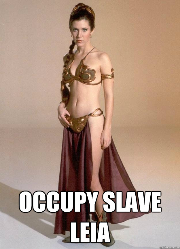  Occupy Slave Leia  
