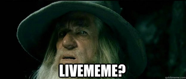  livememe? -  livememe?  Gandalf