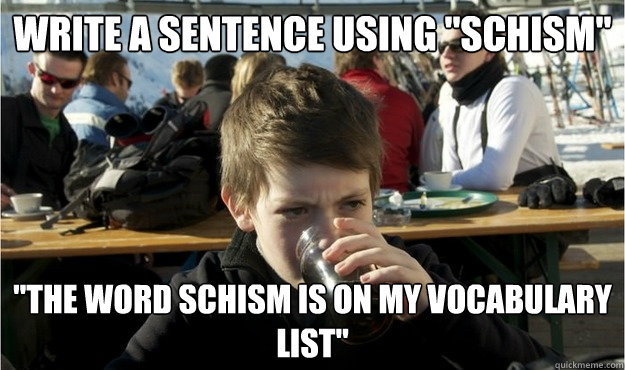 write a sentence using 