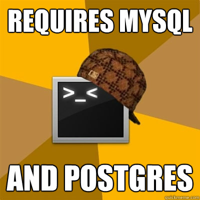 REQUIRES MYSQL AND POSTGRES - REQUIRES MYSQL AND POSTGRES  Scumbag Bash Script