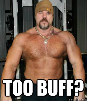 TOO BUFF? -  TOO BUFF?  Awkward gym moment