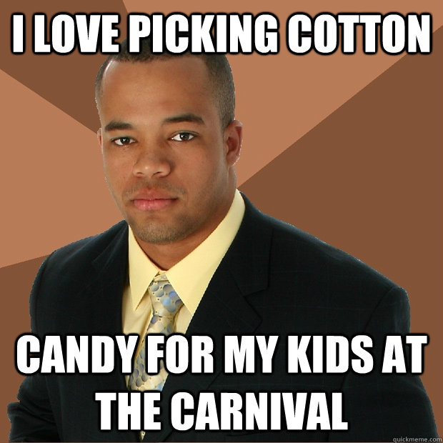 I love picking cotton candy for my kids at the carnival  Successful Black Man