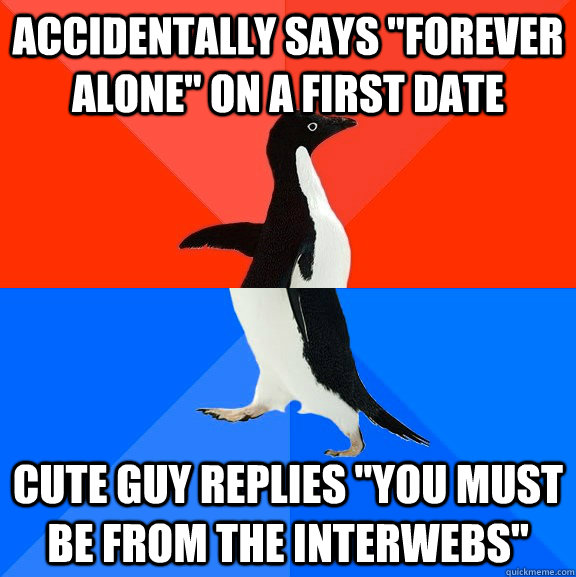 Accidentally says 