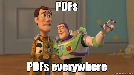 PDFs PDFs everywhere  Everywhere