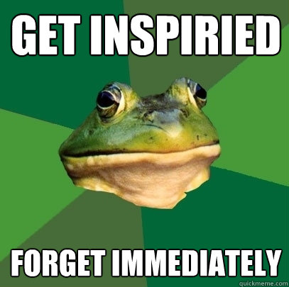 get inspiried forget immediately  Foul Bachelor Frog