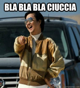 Bla bla bla ciuccia   Mr Chow