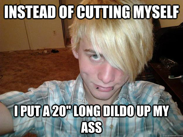 instead of cutting myself i put a 20