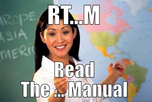 Katimaquoi and no it's not funny - RT...M READ THE ... MANUAL Unhelpful High School Teacher