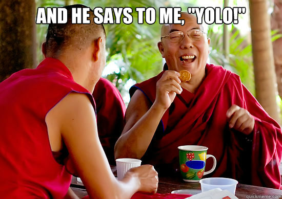 And he says to me, 