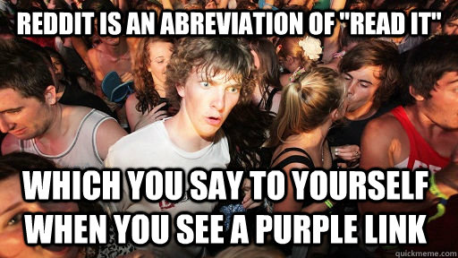 Reddit is an abreviation of 