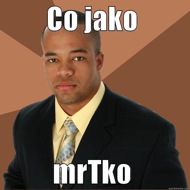 CO JAKO MRTKO Successful Black Man
