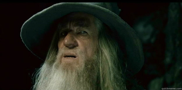    I have no memory Gandalf