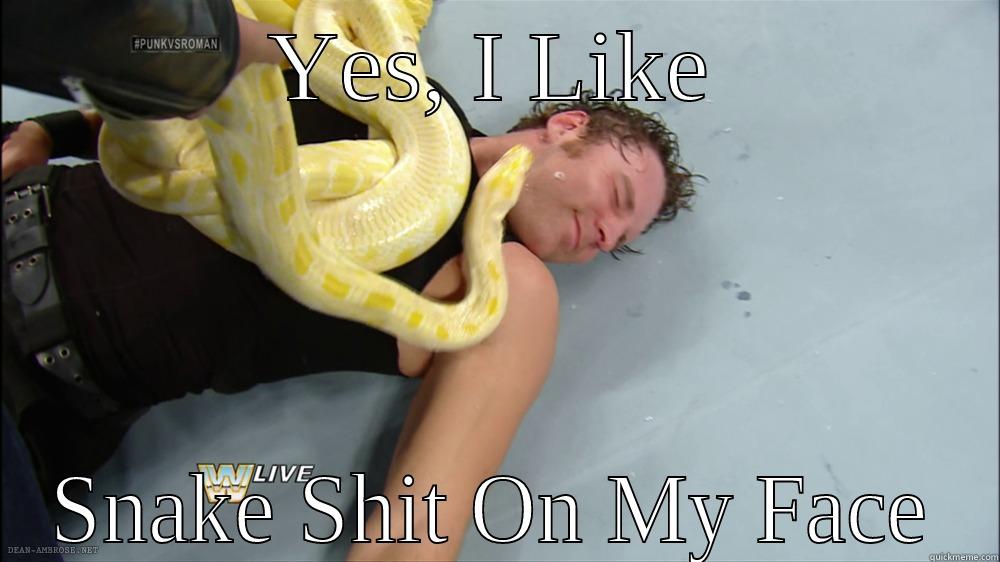 YES, I LIKE SNAKE SHIT ON MY FACE Misc