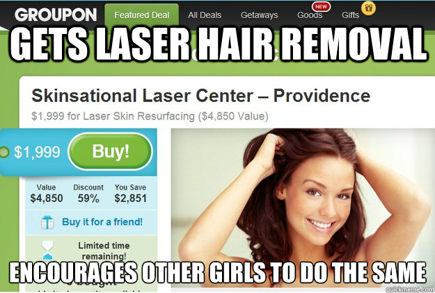 gets laser hair removal encourages other girls to do the same - gets laser hair removal encourages other girls to do the same  Good Girl Gina