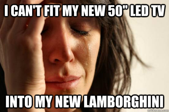 I can't fit my new 50