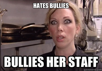 HATES BULLIES BULLIES HER STAFF - HATES BULLIES BULLIES HER STAFF  Crazy Amy