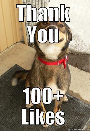THANK YOU 100+ LIKES Good Dog Greg