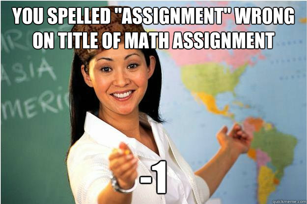 You spelled 