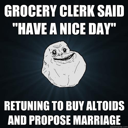 grocery clerk said 
