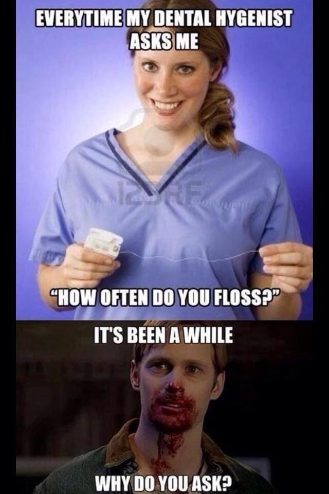 Going to the dentist tomorrow...this always happens... -   Misc