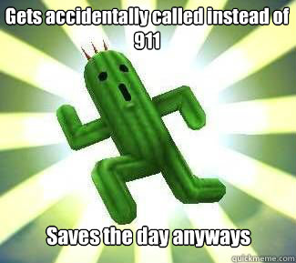 Gets accidentally called instead of 911 Saves the day anyways - Gets accidentally called instead of 911 Saves the day anyways  kickss cactuar