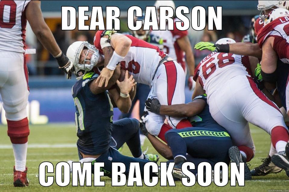 DEAR CARSON COME BACK SOON Misc