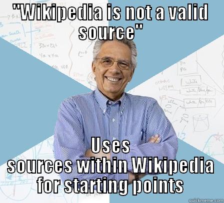 Wikipedia not a credible source - 