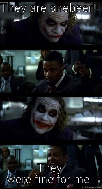 And you said my notes were bad - THEY ARE SHEBEER!!  THEY WERE FINE FOR ME  Joker with Black guy