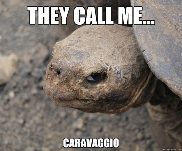 They call me... Caravaggio  Insanity Tortoise