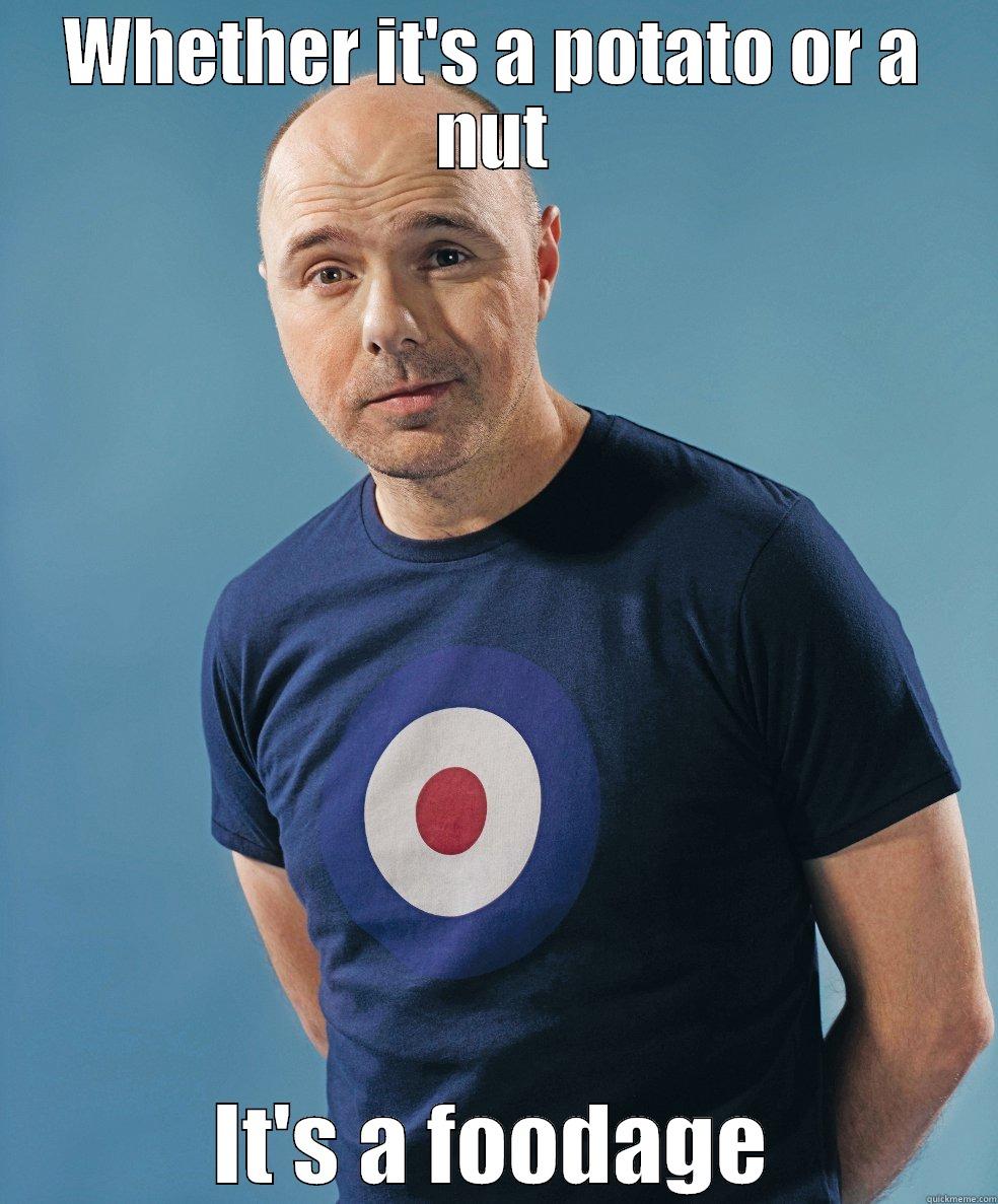 Karl Pilkington 1 - WHETHER IT'S A POTATO OR A NUT IT'S A FOODAGE Misc