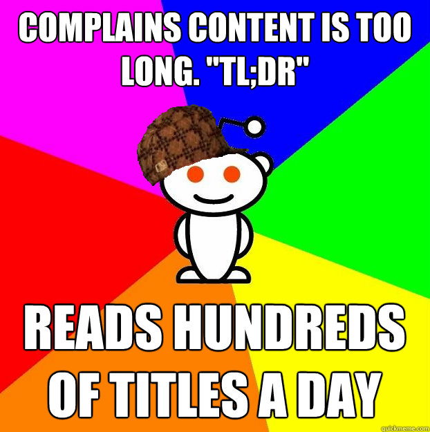 Complains content is too long. 