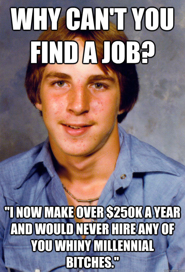 Why can't you find a job? 